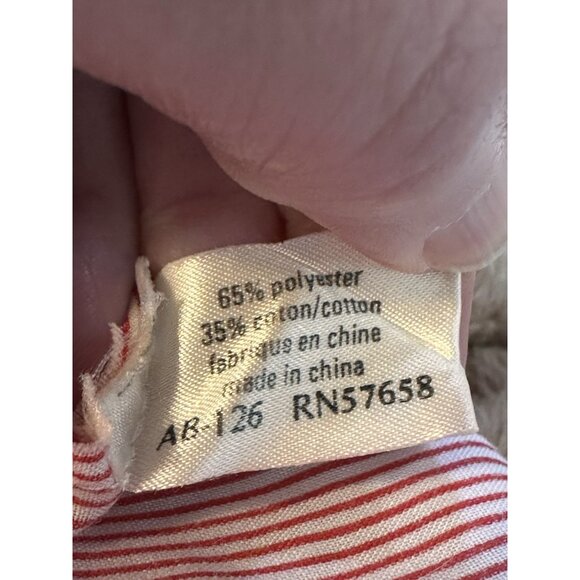 Happy Kids Vtg 1980s Doll Shirt Red White Striped Fits 16” Dolls Like CPK Coleco - Picture 7 of 7